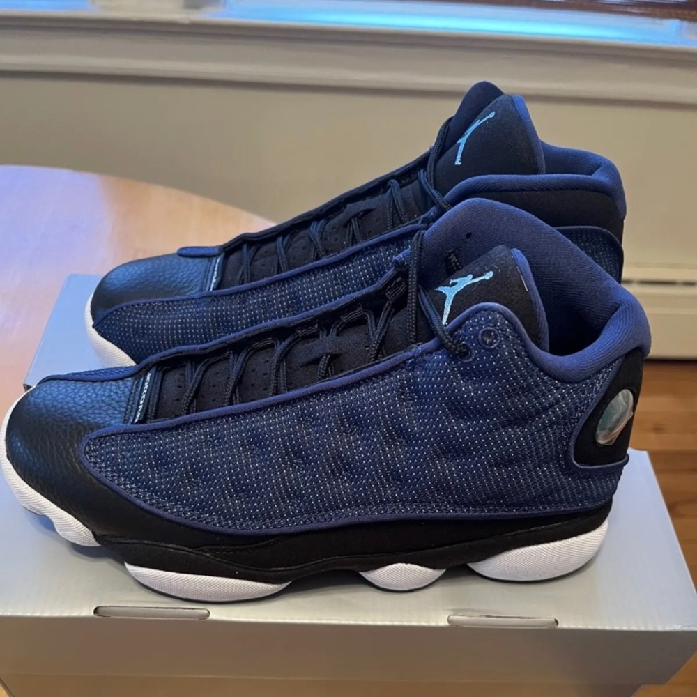 Jordan retro 13 brave blue size mens 8.5 new with box